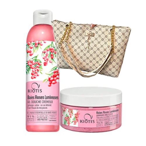 GEL + EXFOLIANTE BAYAS + BOLSO (a elegir)